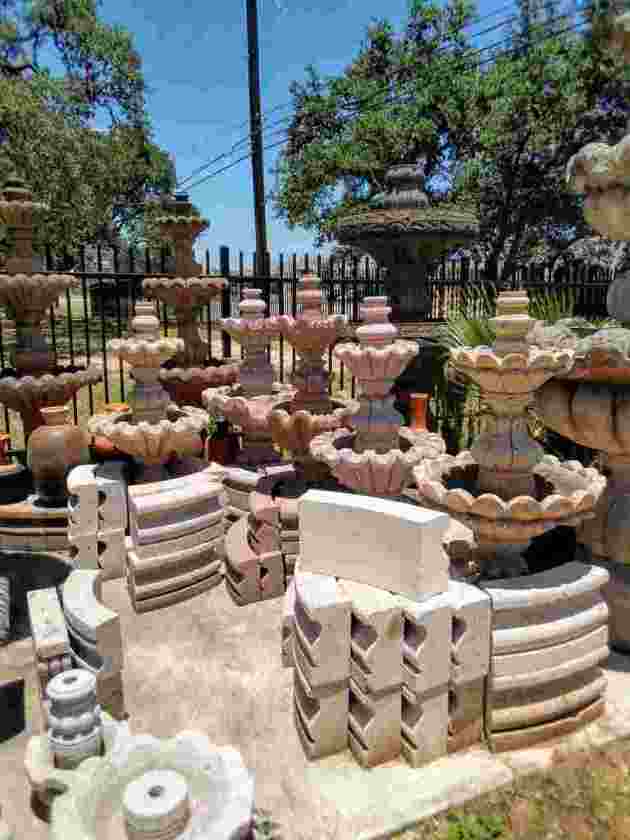 Natural Stone hand Carved Cantera Fountains